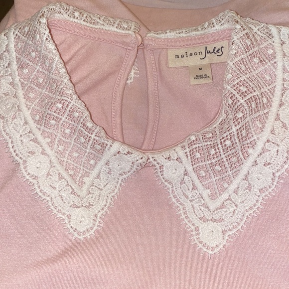 Maison Jules pink top M NWT - Picture 2 of 5